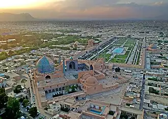 Aerial photograph of Naqsh-e Jahan Square