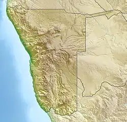 Windhoek is located in Namibia