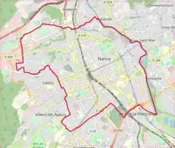 Location of Nancy