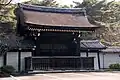 Chokushimon Gate (勅使門) of Nanzen-ji, originally the Hino-mikomon Gate (日ノ御門) of former palace.