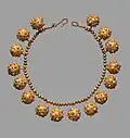 Seljuk gold necklace, 11th century Iran.[185][186]