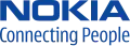 New slogan typeface (Nokia Sans font) introduced in 2005. Nokia Sans had been used by Nokia in products since 2002.[279]