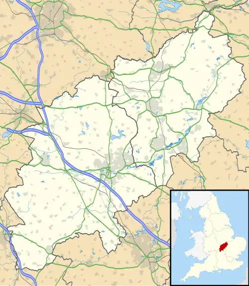 Northampton is located in Northamptonshire