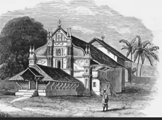 Old Karingachira Church which was seen by Anglican Missionary Dr. Claudius Buchanan in 1806