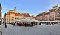 Old Town Market Place with tourists