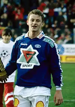 Ole Gunnar Solskjær made 366 appearances for the club, and managed it from 2018 to 2021.[29]