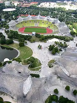 Olympic Park, Munich, by Frei Otto (1972)