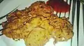 Onion fritters (piyaji), a Bengali dish