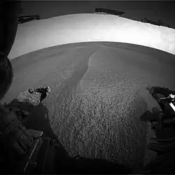 Dug in back wheels on Sol 468.