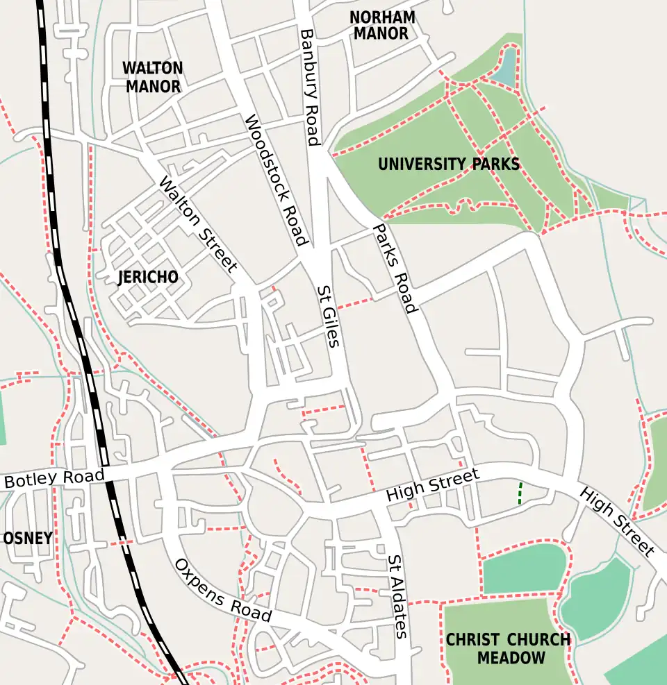 New College, Oxford is located in Oxford city centre