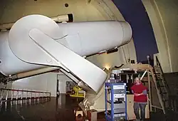 Palomar Observatory's 1.22-meter Samuel Oschin telescope was used to discover Makemake.