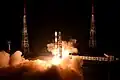 PSLV C52 lifting off from First Launch Pad