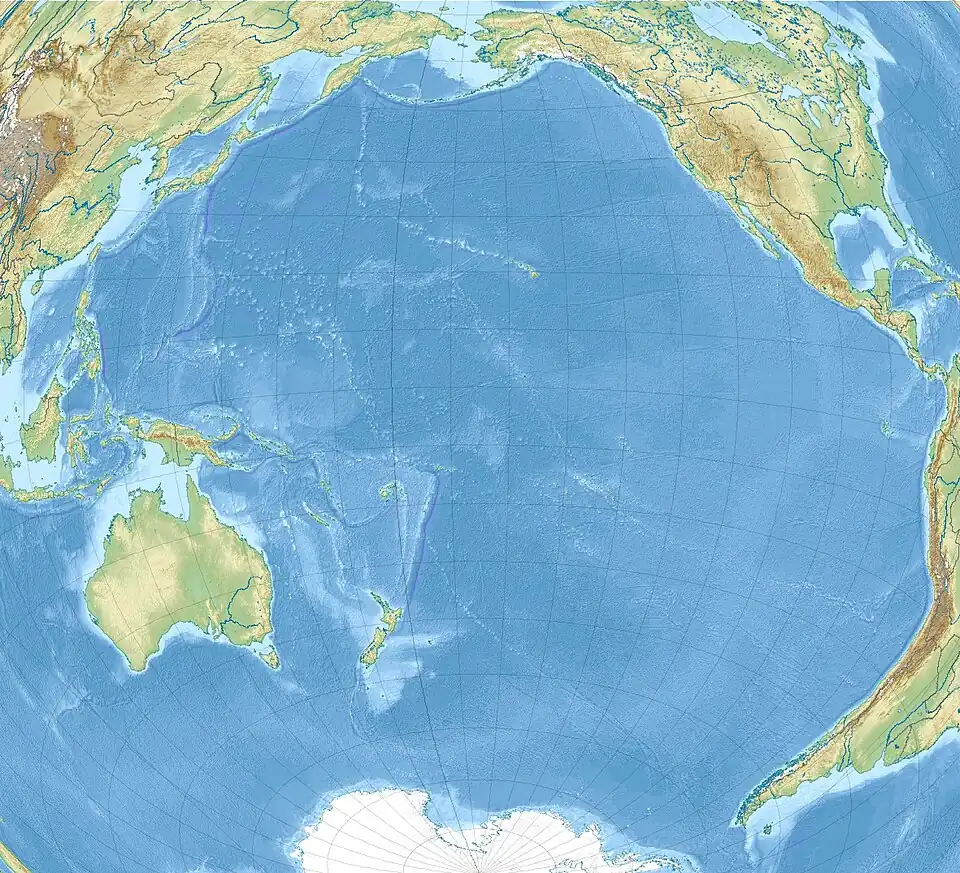 Clipperton Island is located in Pacific Ocean