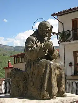 Sculpture of Padre Pio, Serra Pedace, Calabria, Italy