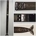 bronze sword scabbard, Mortonhall