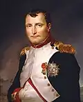 Portrait of Napoleon Bonaparte, who ruled as emperor Napoleon I (1804 to 1814, and 1815)