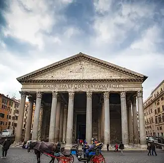 Pantheon's façade