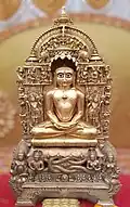 A 10th century CE idol of Parshvanatha in Lotus position from Patan, Gujarat