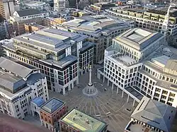 The London Stock Exchange at Paternoster Square and Temple Bar