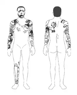 Tattoos of the Pazyryk-2 chief.[232]
