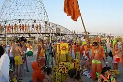 People at the Kazantip music festival in 2007