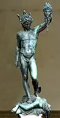 Benvenuto Cellini, Perseus with the head of Medusa, 1545–1554
