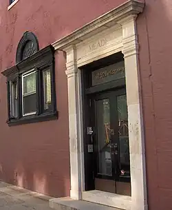 In honor of his war service, the city of Philadelphia gifted a house at 1836 Delancey Place to Meade's wife[168]