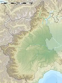 Turin is located in Piedmont