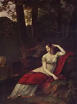 Portrait of Empress Joséphine; by Pierre-Paul Prud'hon; 1805; oil on canvas; 244 x 179&nbsp;cm; Louvre[34]