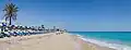 Paradise Beach in Villajoyosa.