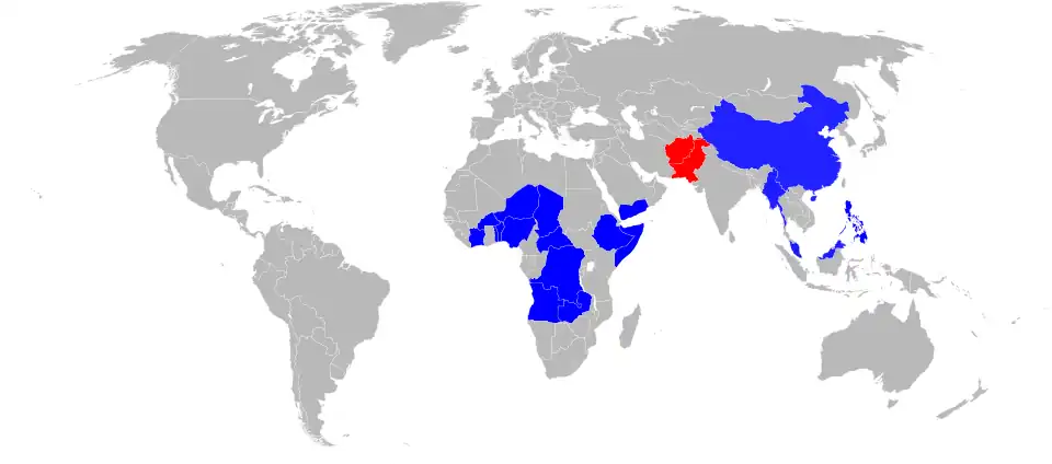 World map of polio cases in 2019