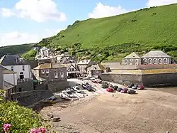 Port Isaac, a historic fishing village on the north coast of Cornwall