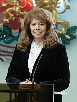 Portrait of president Iliana Iotova