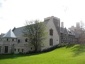 The exterior of Whitman College