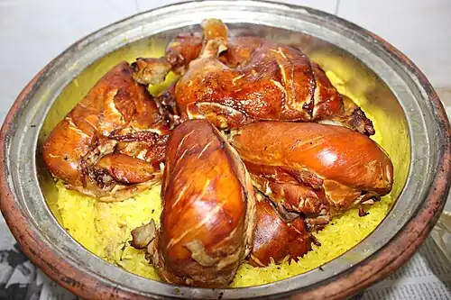 Qidra or qidreh is a famous dish from the city of Hebron