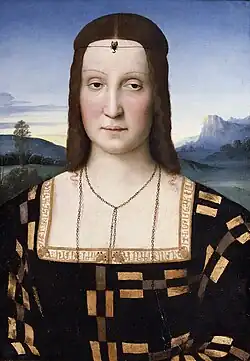 Portrait of Elisabetta Gonzaga (c. 1504)