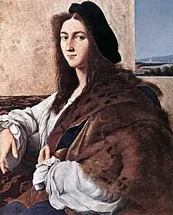 Portrait of a Young Man (1514), lost during the Second World War. Possible self-portrait by Raphael.
