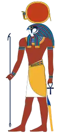 Ra-Horakhty, a form of Ra Syncretized with Horus