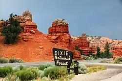 Scenic Byway 12 in Red Canyon.