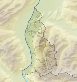 Vaduz is located in Liechtenstein
