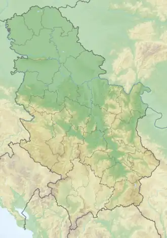 Battle of Cer is located in Serbia