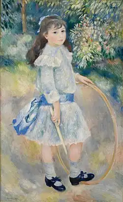 Pierre-Auguste Renoir – Girl with a Hoop (1885), National Gallery of Art Washington