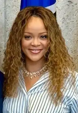 Rihanna performing
