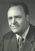 Robert N. Washburn, Former Vice President of Bell Canada. Served in the Royal Canadian Navy during World War II as a Lieutenant.