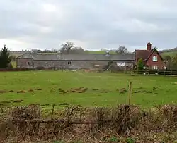 Rockfield studios, a large farm stable converted to be used as a recording studio.