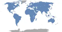 Map of the world