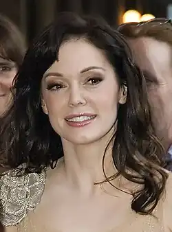 A photograph of Rose McGowan
