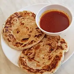 Malaysian roti canai