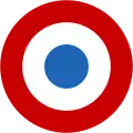 From 1912 onwards, the French Air Force originated the use of roundels on military aircraft shortly before World War I. Similar national cockades, with different ordering of colours, were later adopted as aircraft roundels by their allies.[34]