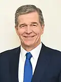 75th governor of North Carolina Roy Cooper (B.A. 1979, J.D. 1982)[301]